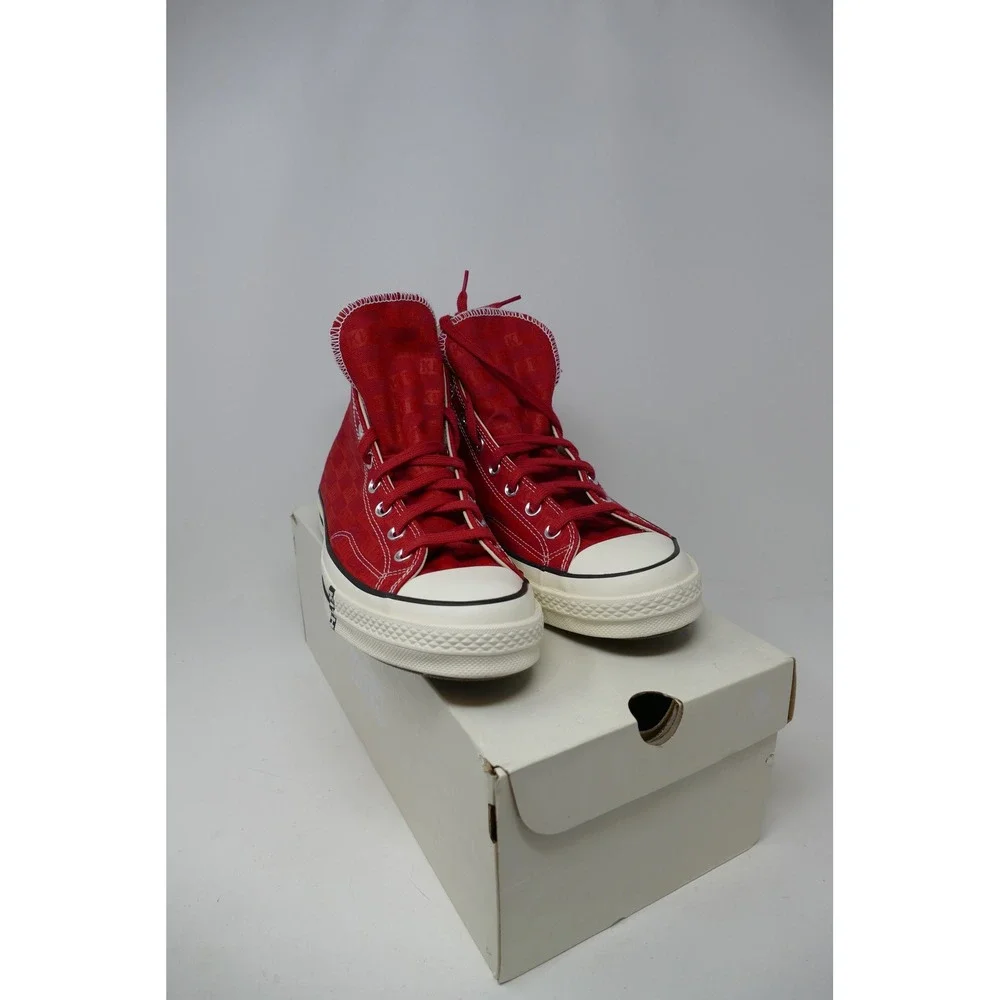 Kith x Converse Chuck 70 Hi Red Sneakers Limited Edition Shoes Size‎ 11